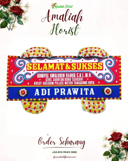 Papan Bunga Ucapan Selamat Dawung